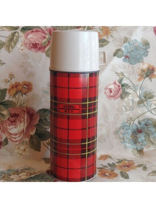 Thermos Other - Vintage 1973 Thermos in Classic Red Tartan Plaid Coffe Container 1.5 pint